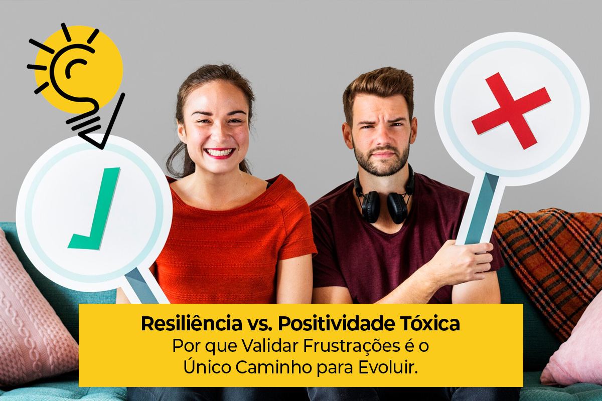 Resiliência vs. Positividade Tóxica: Por que Validar Frustrações é o Único Caminho para Evoluir